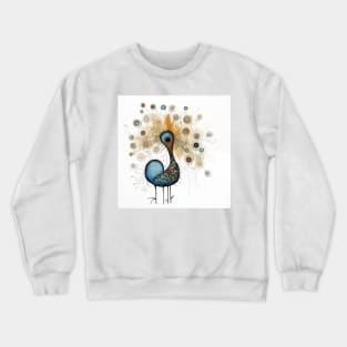 Elegance Unfurled: Peacock Crewneck Sweatshirt